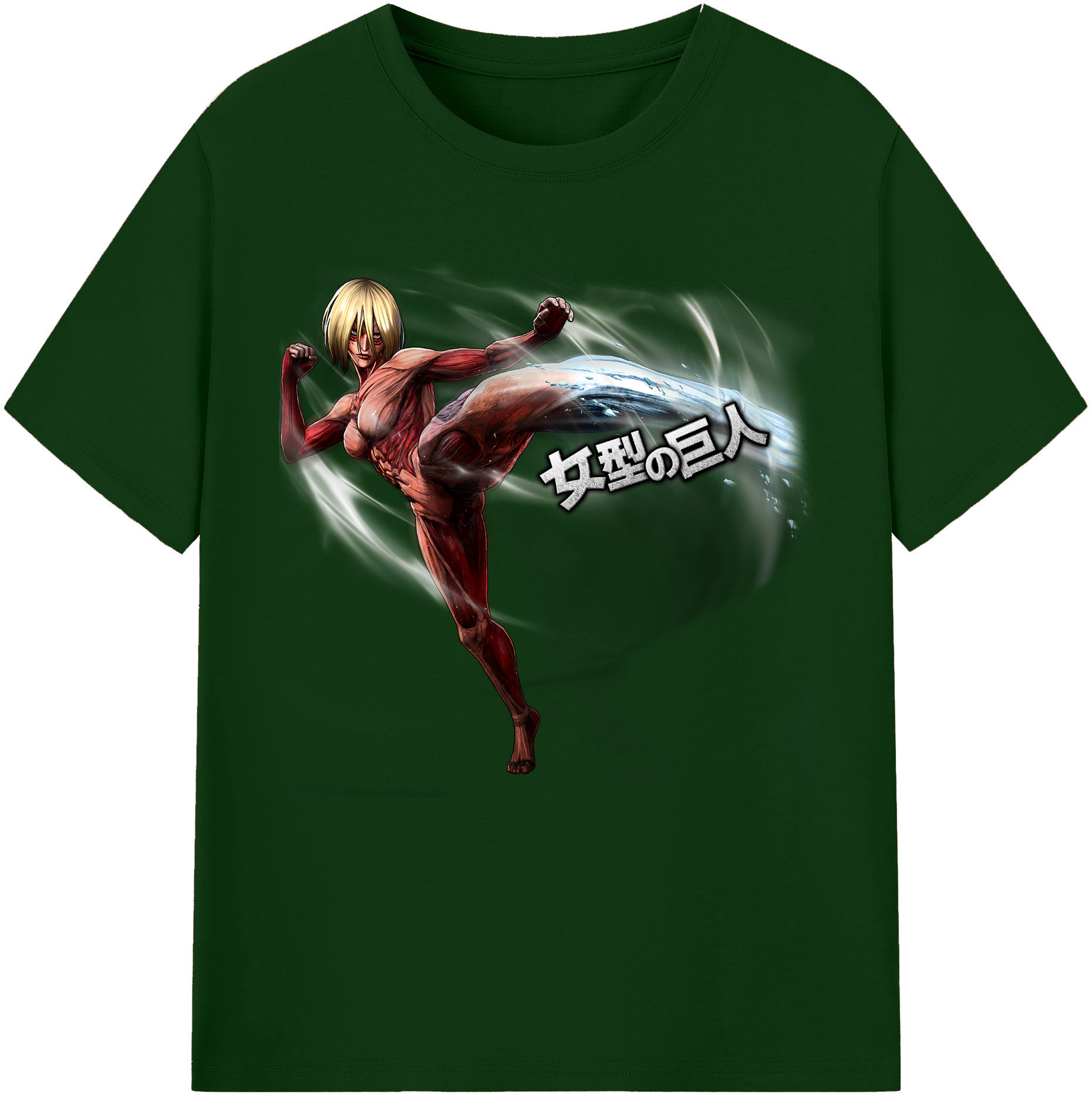 （画像用） 進撃の巨人 Attack on Titan 綿100％半袖Tシャツ（フロントプリント）